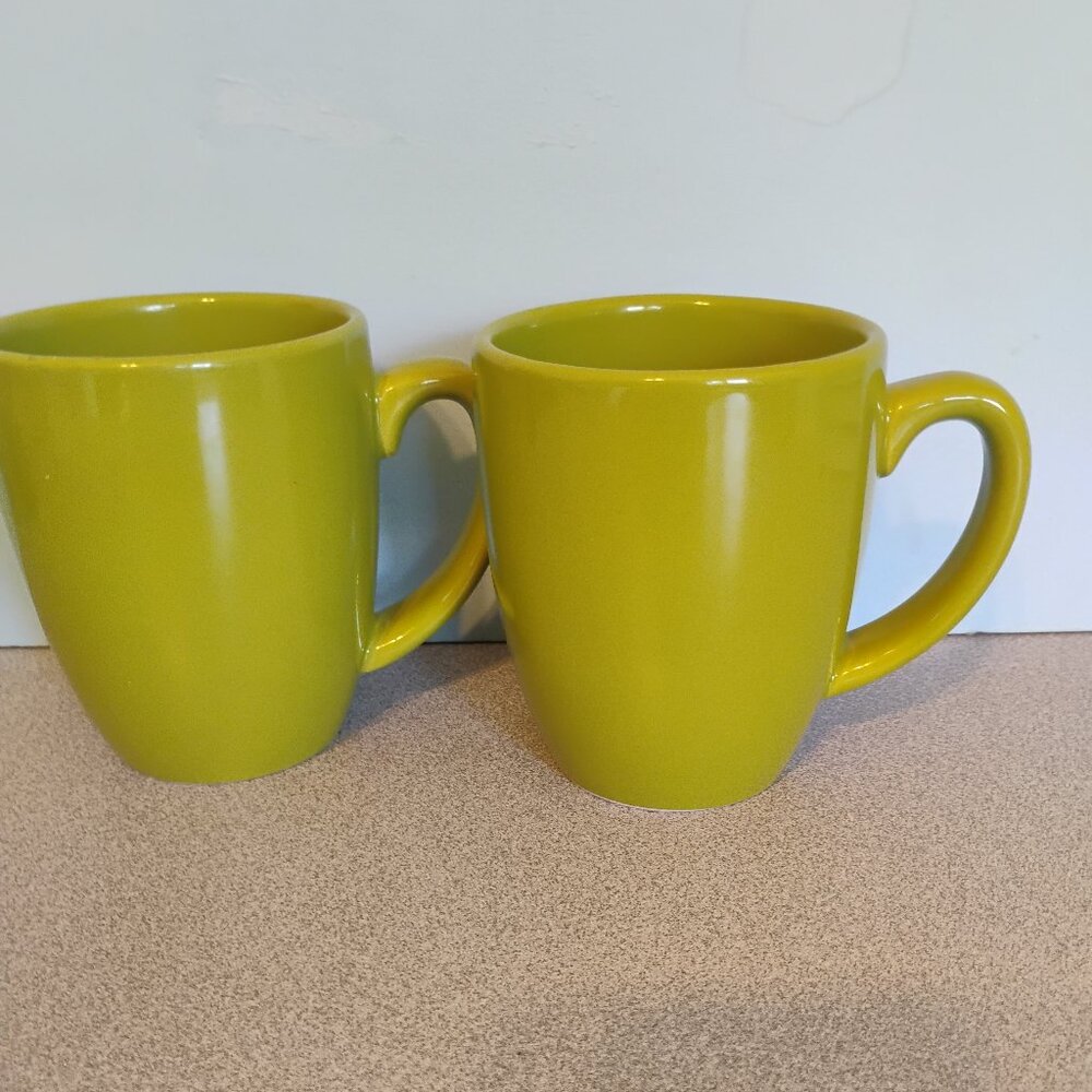 Corelle Coordinates Coffee Mug, Avocado Green, set of 2